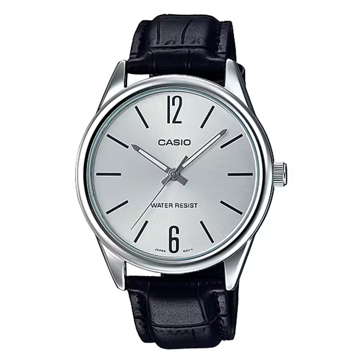 Reloj CASIO MTPV005L-7BUDF en Cuero Negro Esfera 47mm 