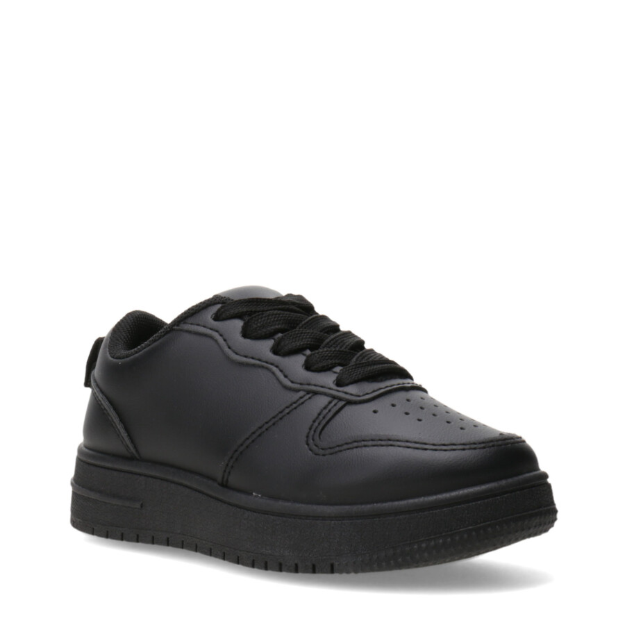 Championes de Niña Push Velcro Negro