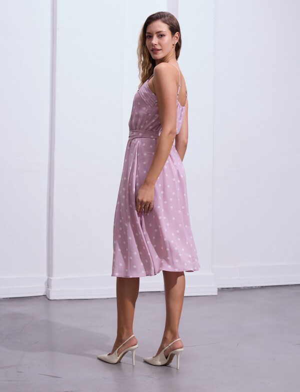 Vestido Lunares LAVANDA CLARO