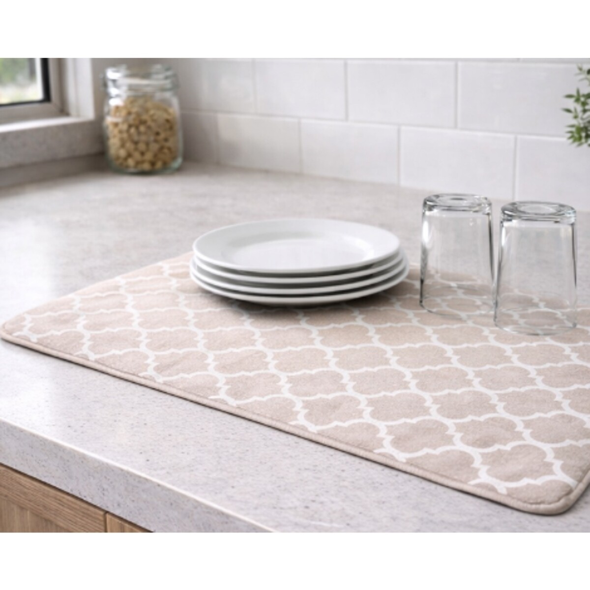 ESCURRIDOR TEXTIL LISBOA BEIGE 38X50CM - BEIGE 