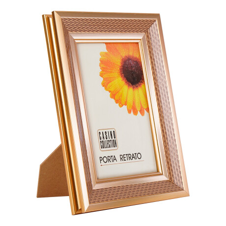 Portarretrato de plastico dorado 13x18 Portarretrato de plastico dorado 13x18