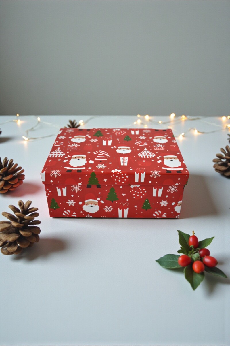 Caja Rigida Navidad 14 x 20 x 8,5 - Diseño 3 