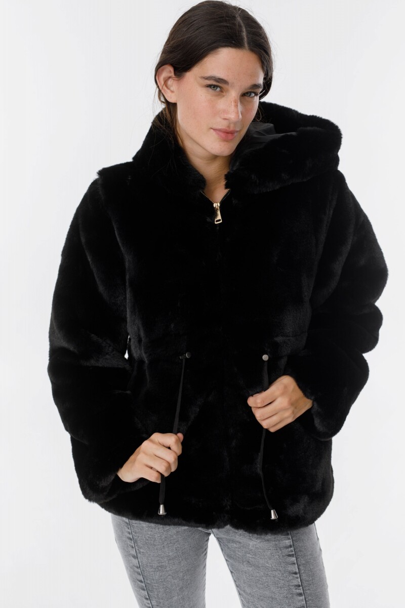 Campera Bear Negro