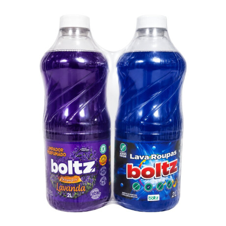 PACK BOLTZ DETERGENTE LIQUIDO PARA ROPA 2 LT + LIMPIADOR LIQUIDO LAVANDA 2 LT PACK BOLTZ DETERGENTE LIQUIDO PARA ROPA 2 LT + LIMPIADOR LIQUIDO LAVANDA 2 LT