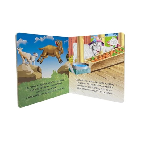 Libro Coleccion "Mis Amiguitos de la Granja" La Cabra Pirueta