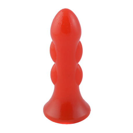 Estaca Anal Texturada Rojo