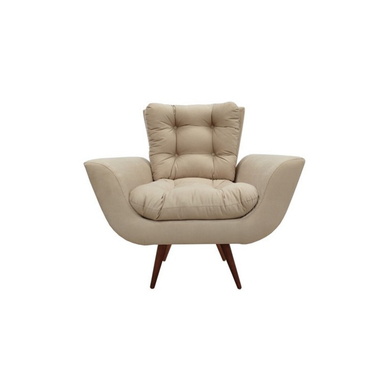 POLTRONA FORMOSA CON BRAZOS GRIS CLARO 5171 