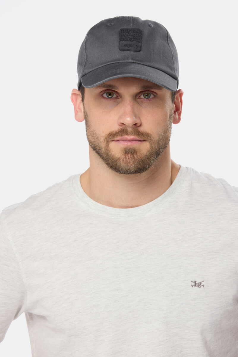 GORRO VISERA DE LONA - Gris 