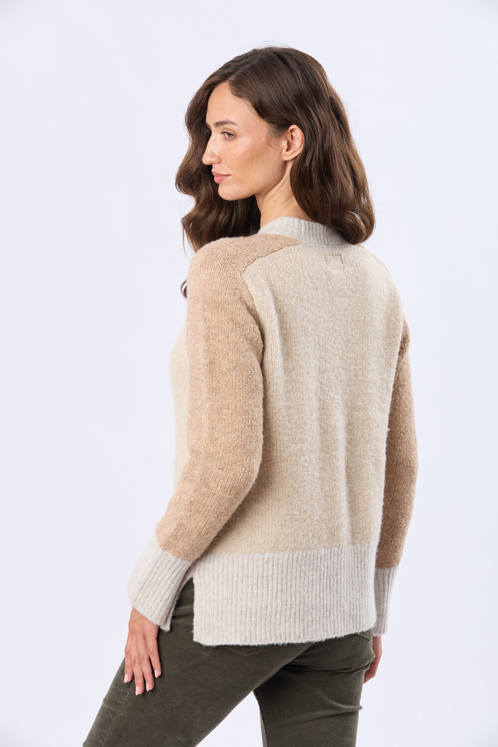 BUZO TEJIDO DE ABRIGO TOSTADO