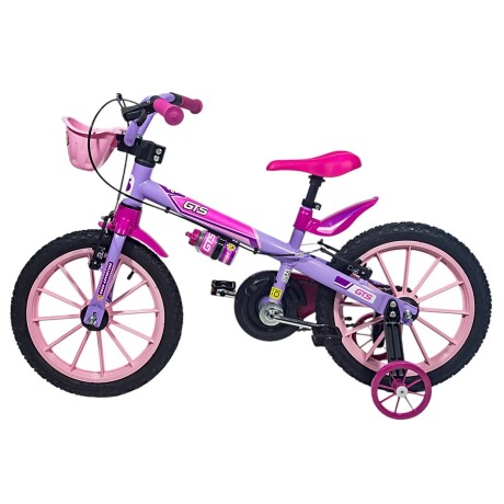 Bicicleta De Paseo GTs ARO16GTS Rodado 16 Con Cantimplora Ub VIOLETA