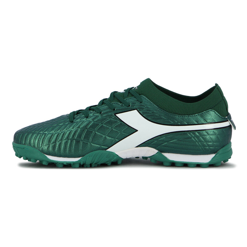 Zapato Futbol Spot Tf Diadora Aguamarina-blanco