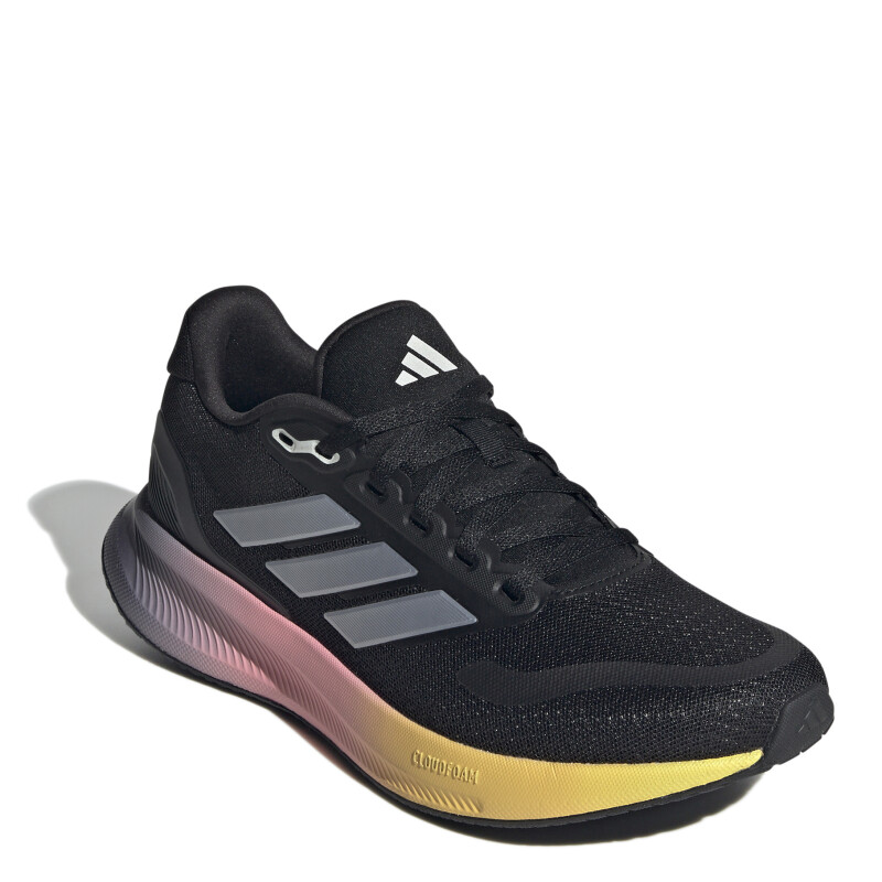 Championes de Mujer Adidas Runfalcon 5 Negro - Plateado - Anaranjado