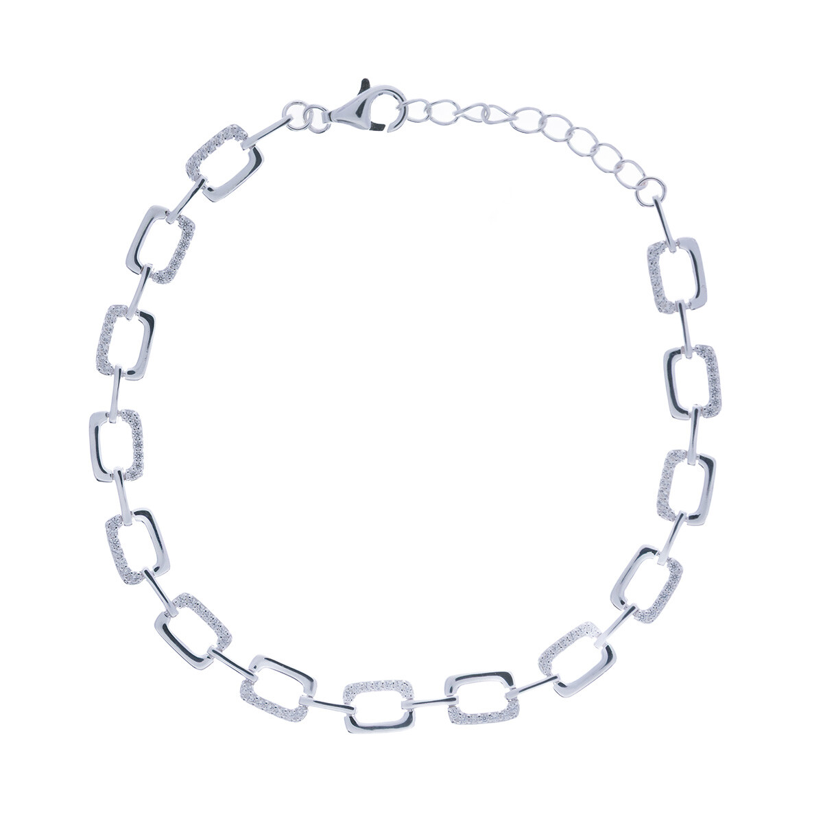 pulsera de plata 925 con circonia 