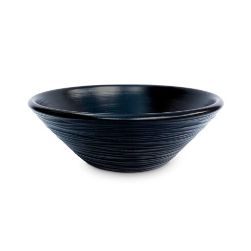 BACHA DE APOYO ELIPTICA PIEDRA NEGRA 13X35 MATERIAL CERAMICA 000