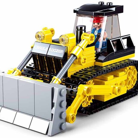 Bulldozer para armar + Figura 231pcs Bulldozer para armar + Figura 231pcs