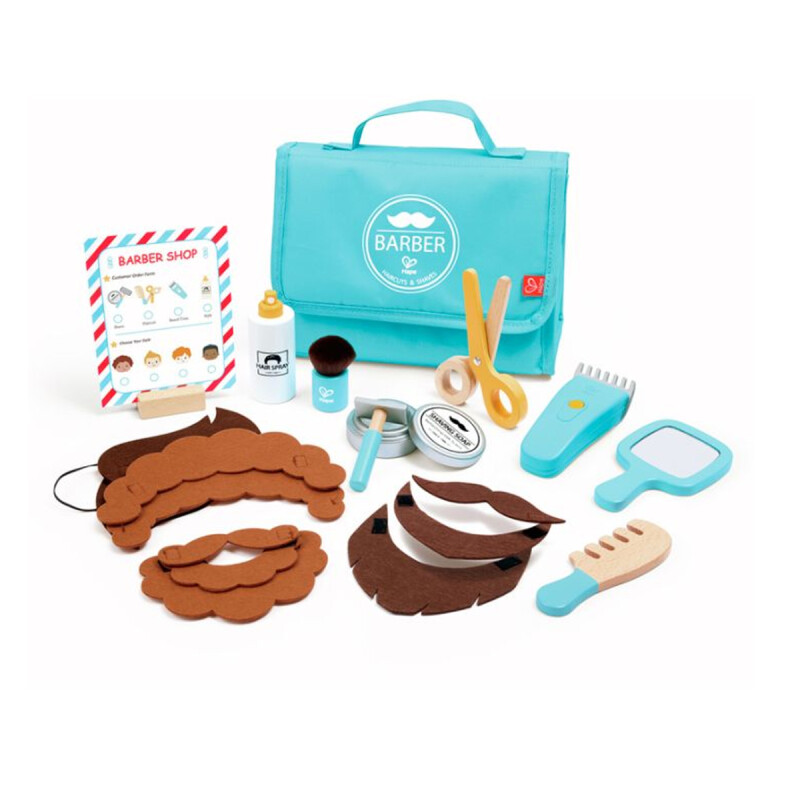 Maletín de peluquería y barbería con accesorios Hape Maletín de peluquería y barbería con accesorios Hape