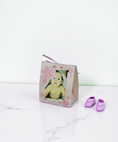 Bolsa portaretrato baby shower 5x5 cm Bolsa portaretrato baby shower 5x5 cm