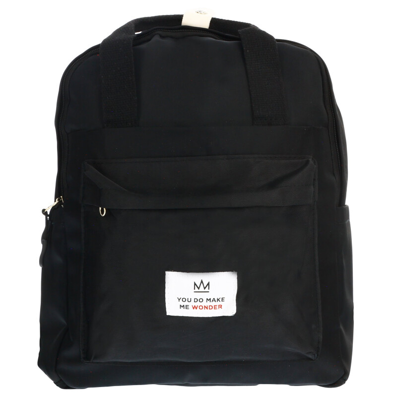 Mochila Miss Carol LIZ de tela Negro