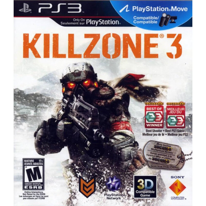 JUEGO Killzone 3 PS3 PLAY 3 JUEGO Killzone 3 PS3 PLAY 3