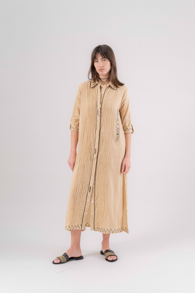 Vestido Sara - BEIGE 