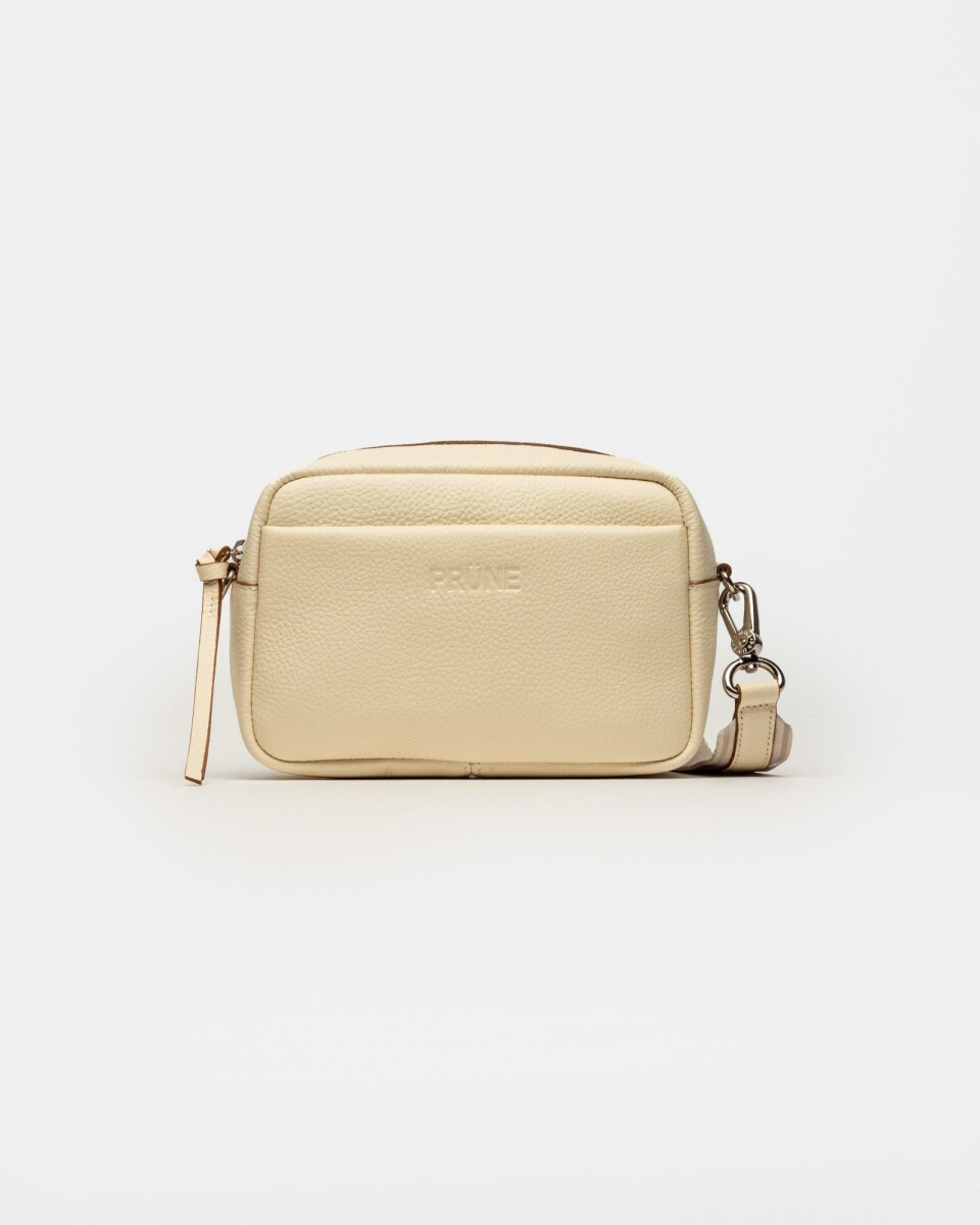 Bandolera Haze en cuero graneado - Cotton 