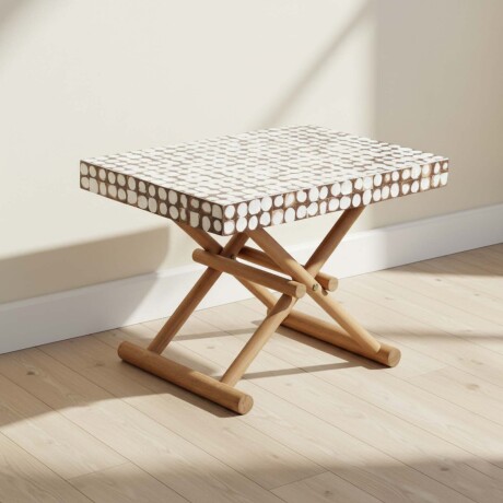 MESA RATONA MADERA BLANCO COCO