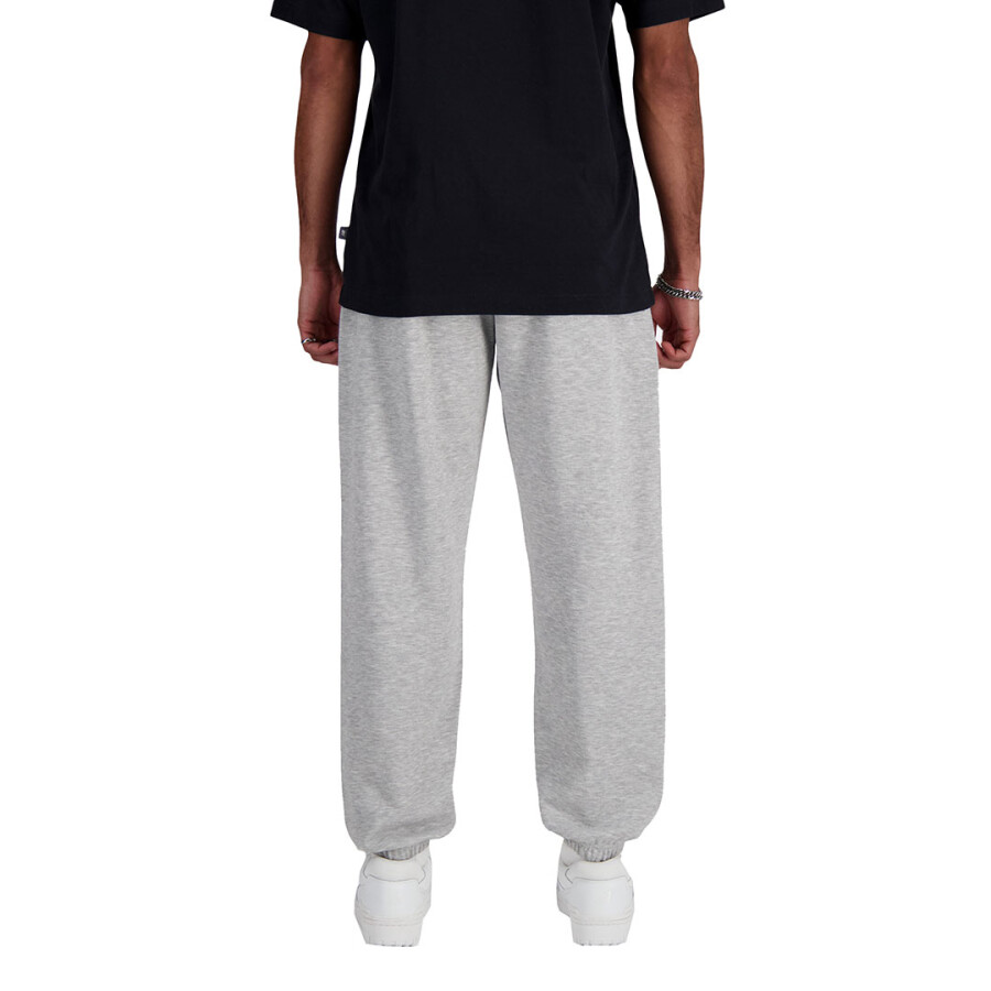 Pantalon de Hombre New Balance French Terry Jogger Gris