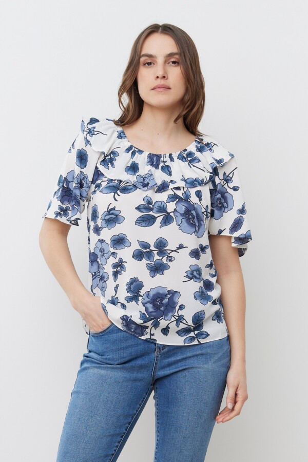 Blusa Printed CRUDO/MULTI