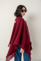 Ruana monte Bordeaux