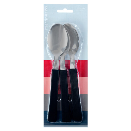 Cuchara x3 negro linea Una Martinazzo Cuchara x3 negro linea Una Martinazzo