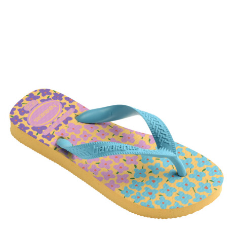 Sandalias Infantiles Havaianas Hav.Kids Flores Amarillo - Azul