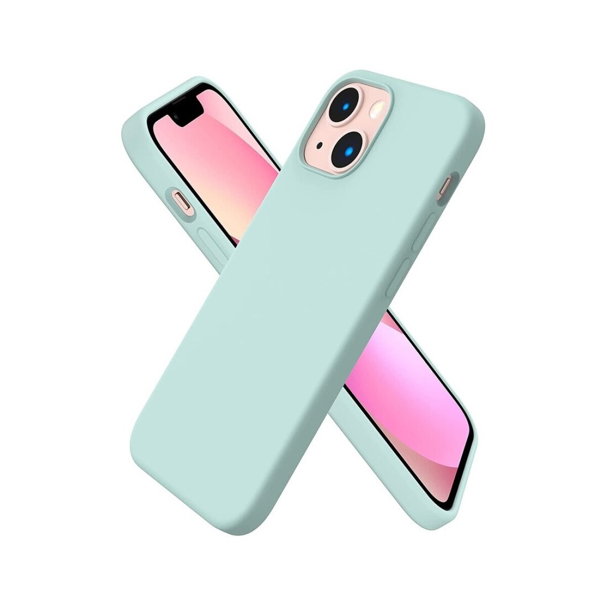 Silicone case iphone 13 mini - Menta 