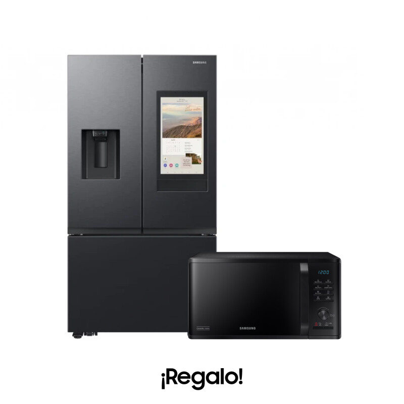 Heladera French Door de 564 L con Family Hub RF27 + Microondas MS23 de regalo Heladera French Door de 564 L con Family Hub RF27 + Microondas MS23 de regalo