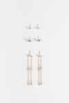 Set de 3 caravanas mystic dorado