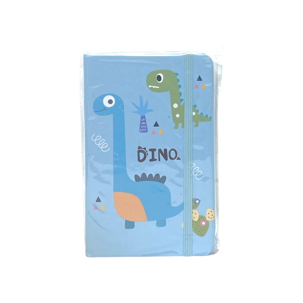 Cuadernito Dino - Celeste 