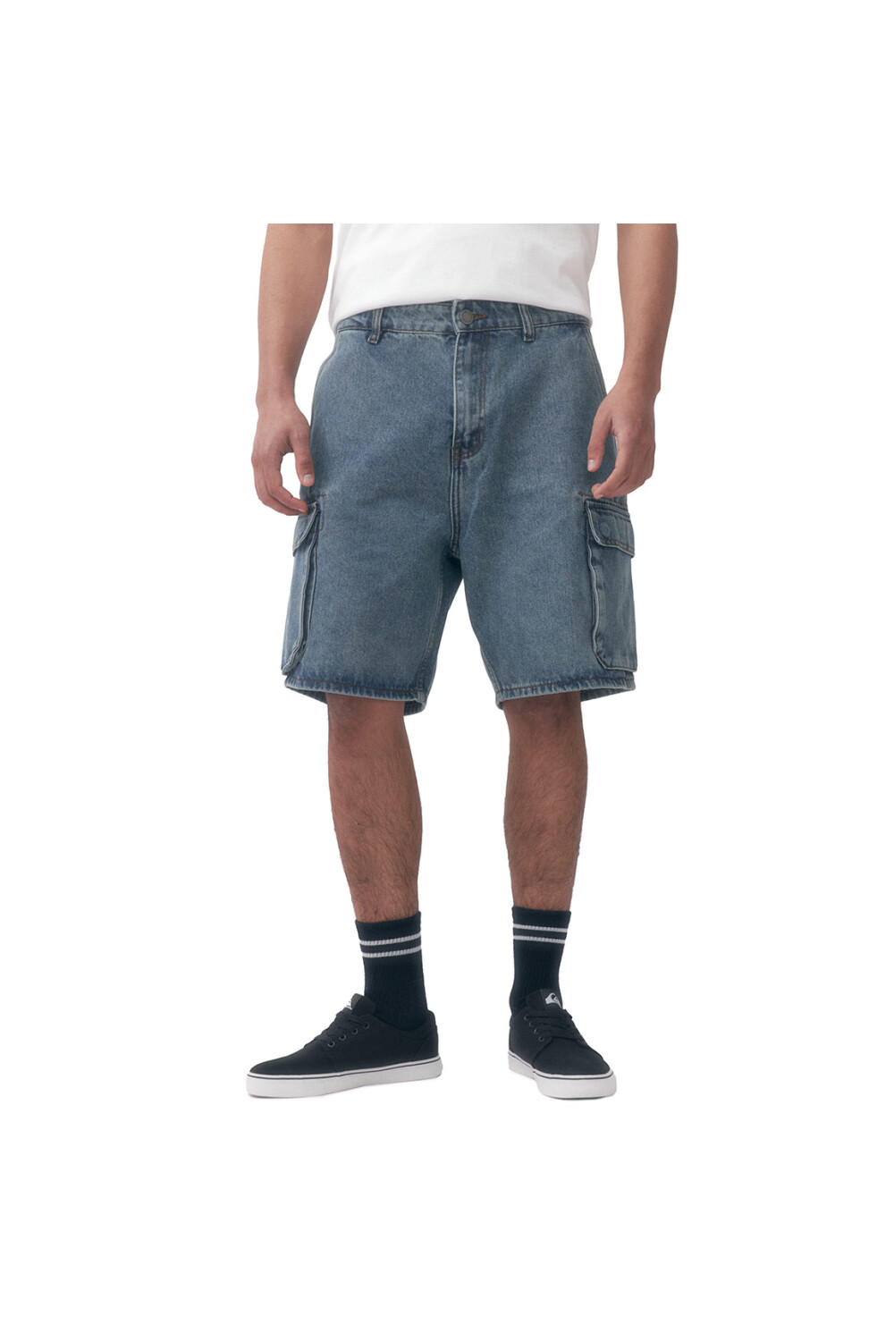 Quiksilver Shorts Cargo Denim Hombre - Azul Oscuro Azul Oscuro