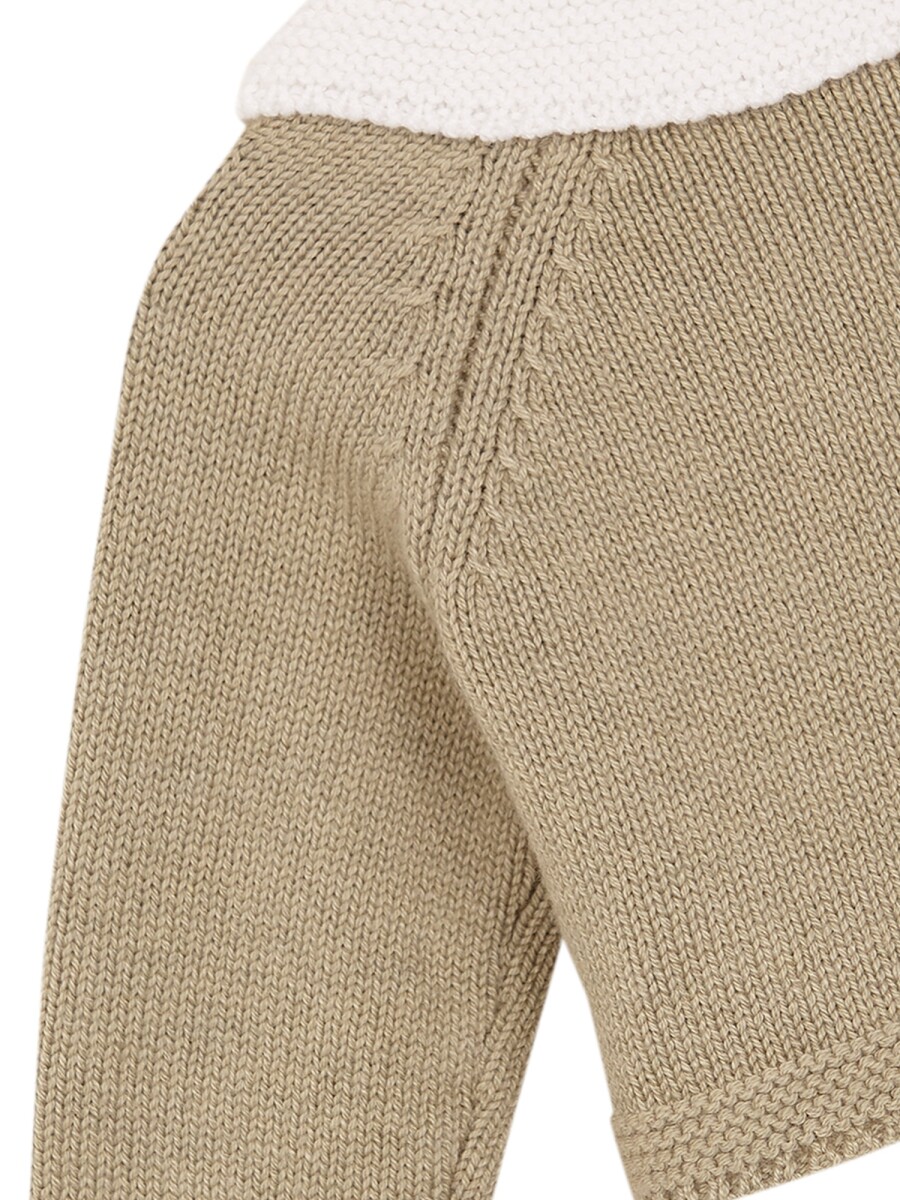 Chaqueta Cuello Contraste Verde Claro