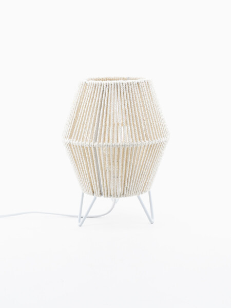 LAMPARA RATAN DECO CRUDO