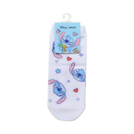 Soquete Stitch blanco
