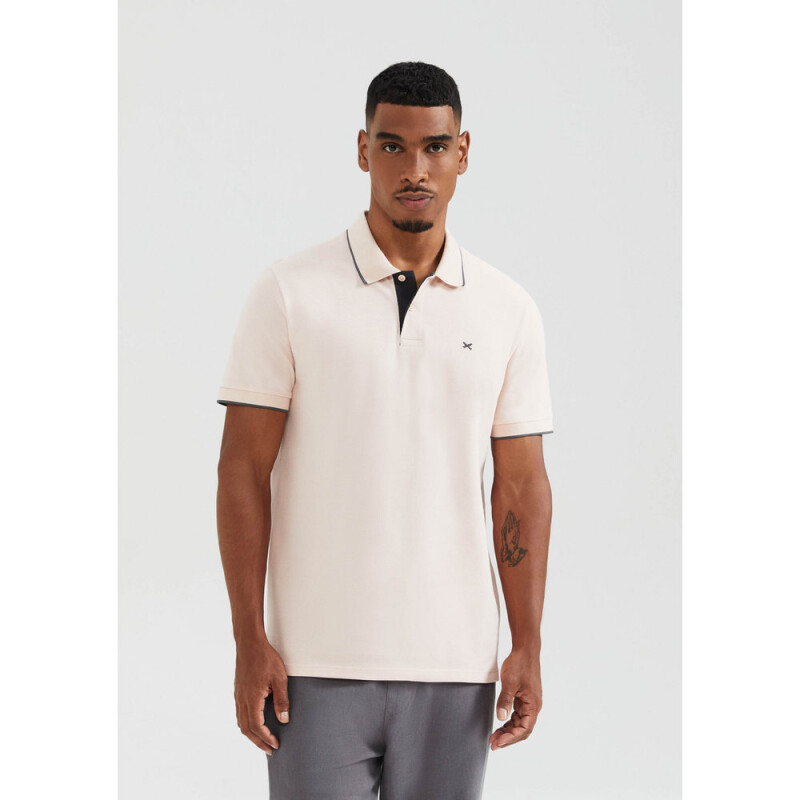 CAMISA POLO MM MASC BEGE CLARO