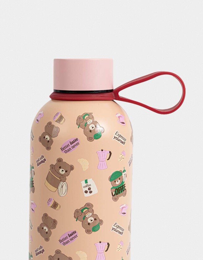 Artículos cocina Botella De 500ml Con Strap - Amarillo Claro