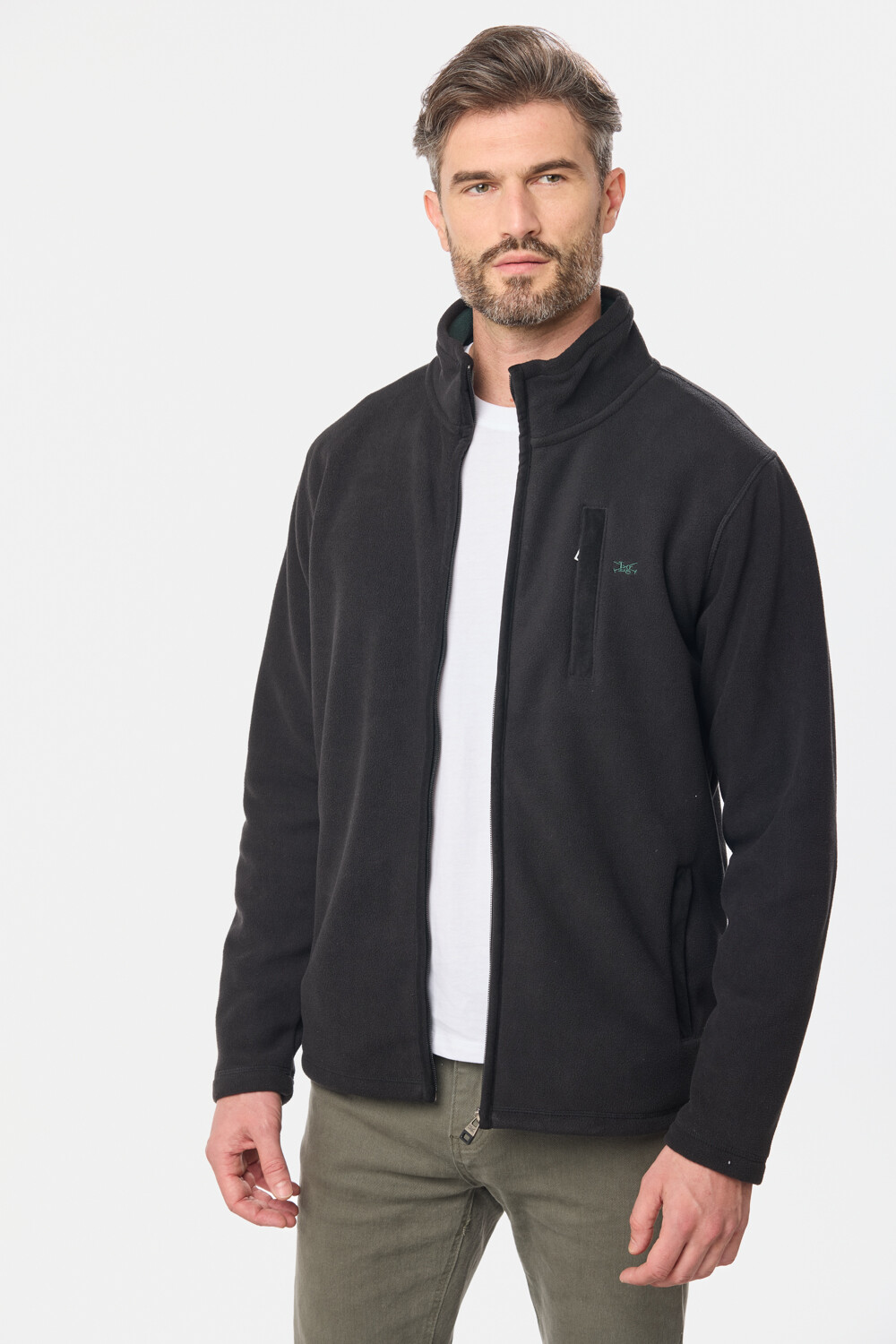 CAMPERA POLAR DE ABRIGO Negro