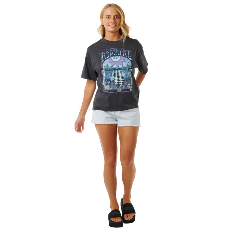 Remera Rip Curl Slow Down Heritage Tee - Negro Remera Rip Curl Slow Down Heritage Tee - Negro