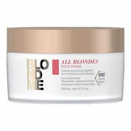 Schwarzkopf BlondMe All Blondes Máscara Enriquecida 200 ml Schwarzkopf BlondMe All Blondes Máscara Enriquecida 200 ml