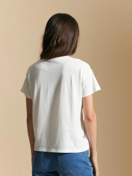 T-SHIRT ALLIE ALMENDRO BLANCO