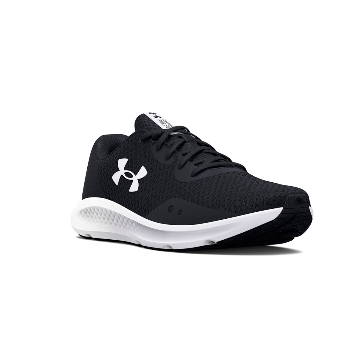 Under Armour W Charged Pursuit 3 - Negro-blanco 