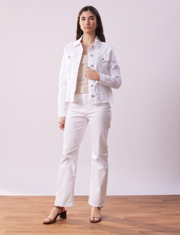 Camperita Jean Flecos BLANCO