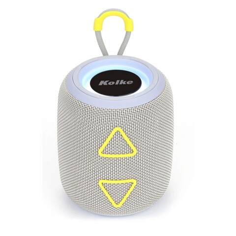 Parlante Kolke Arrow KPP-678 Negro Bluetooth 5.3 TWS RGB Portátil Blanco