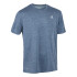 T-SHIRT BASIC WMN TRNG blanco AZUL FUSIÓN MELANGE