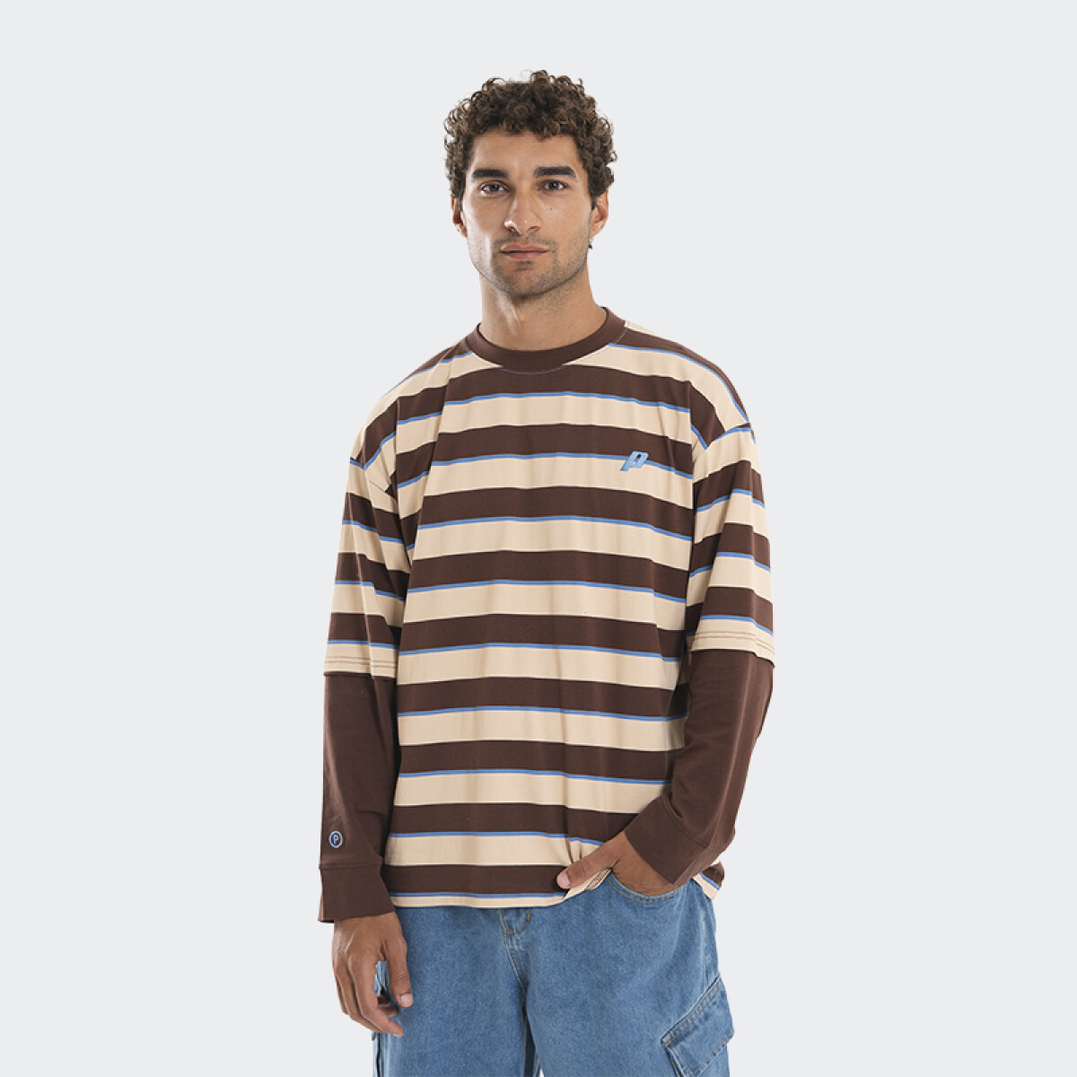 Remera Pulau Rayi - Marron 